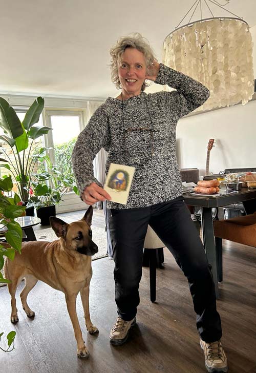 Trui van alpaca's Cody en Emiliosamen getwijnd